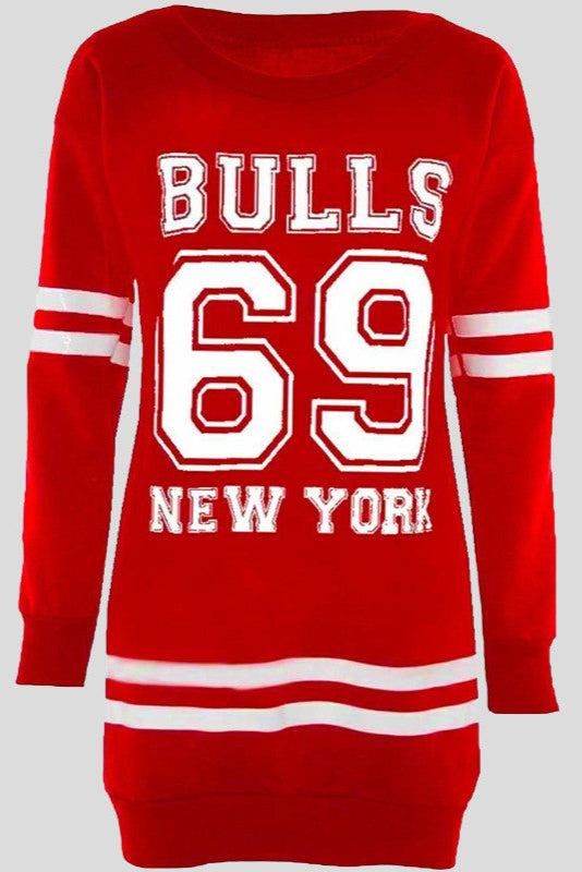 Longline Graphic Sweatshirt