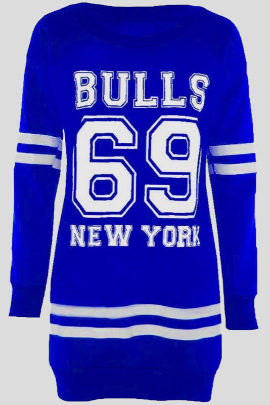 Longline Graphic Sweatshirt