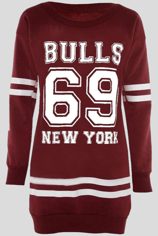 Longline Graphic Sweatshirt