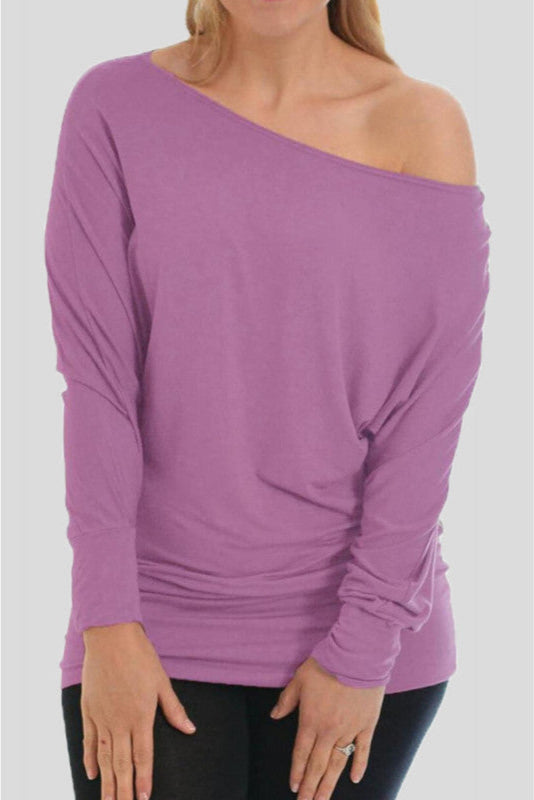 Drapey Off-the-Shoulder Top