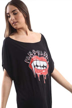 Vampire Vibe FANG-TASTIC Tee Top AX-paris