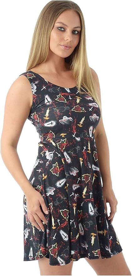 Grave Glam sleeveless Dress