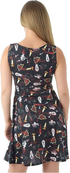 Grave Glam sleeveless Dress