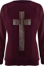 Studded Cross Jumper