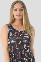 Grave Glam sleeveless Dress