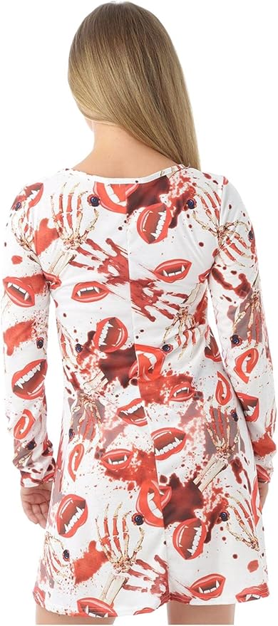 Blood Splatter & Bites Mini Dress