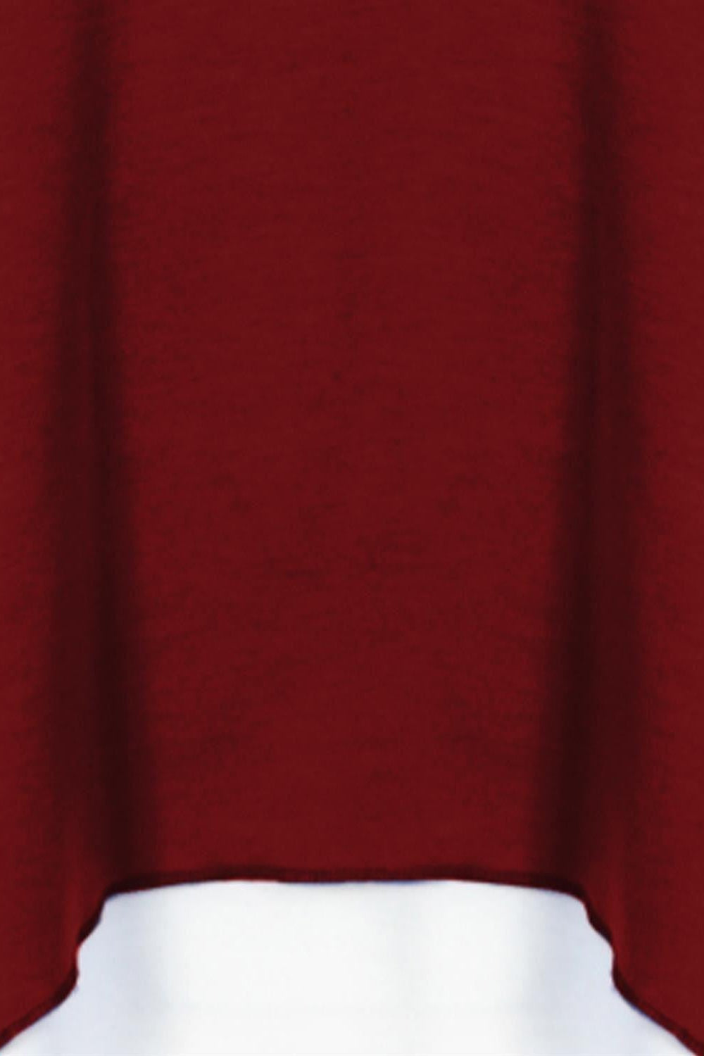 Layered high-low tunic top