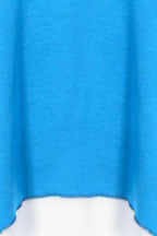 Layered high-low tunic top