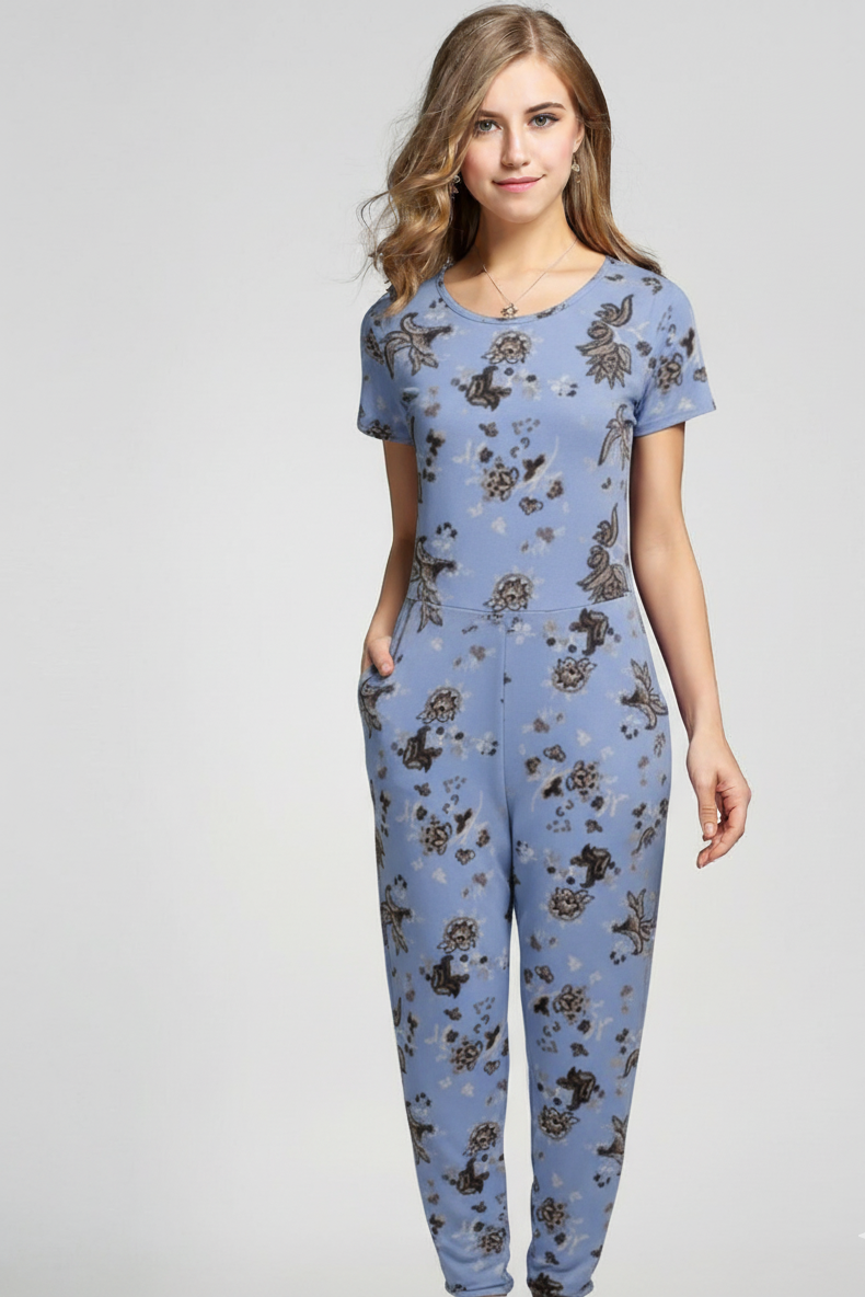 Sky Bloom Jumpsuit