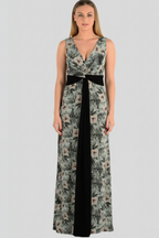 Floral Cascade Maxi Dress