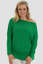 Drapey Off-the-Shoulder Top