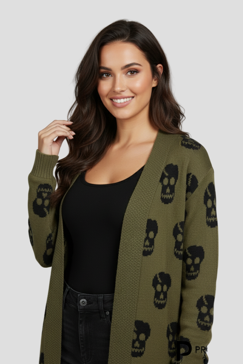 Gothic Skull Knit