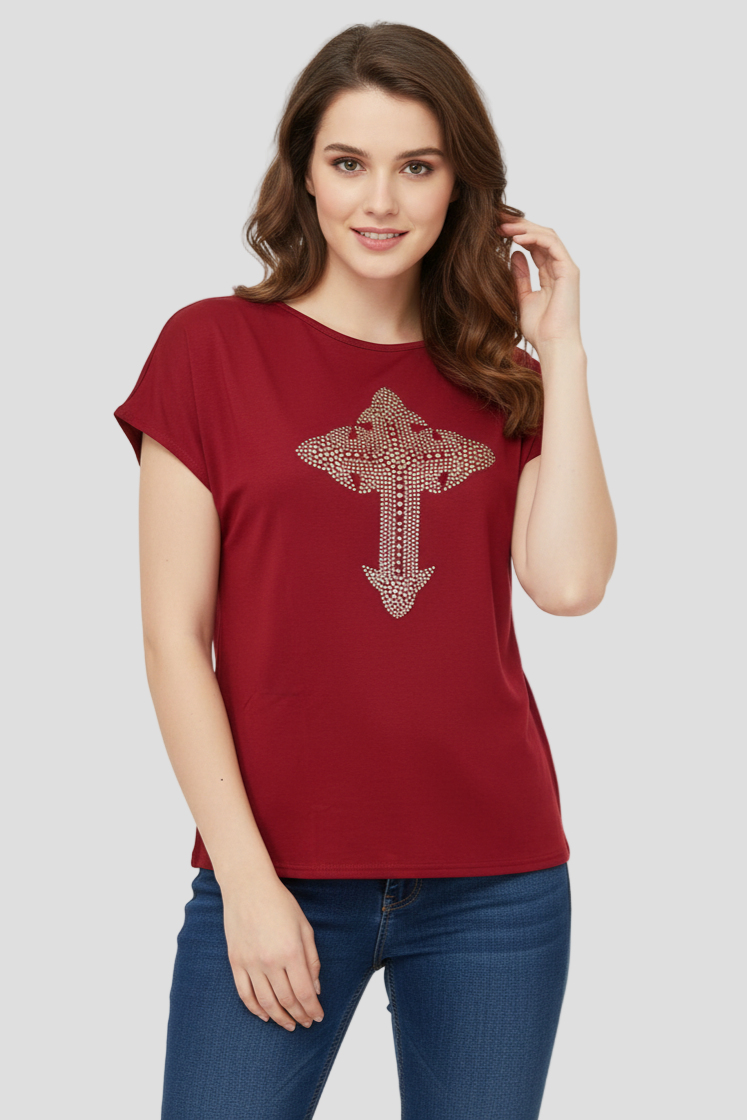 Haunted Arrow Tee Top Ax-Paris