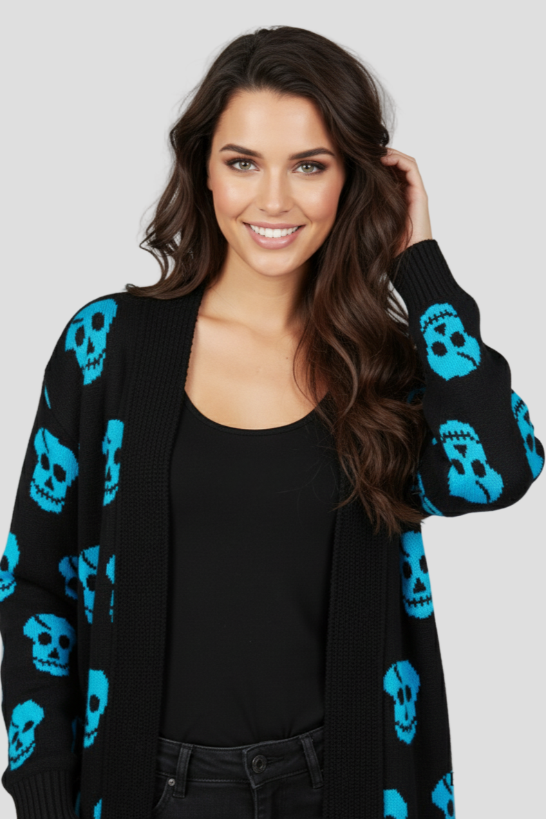 Gothic Skull Knit