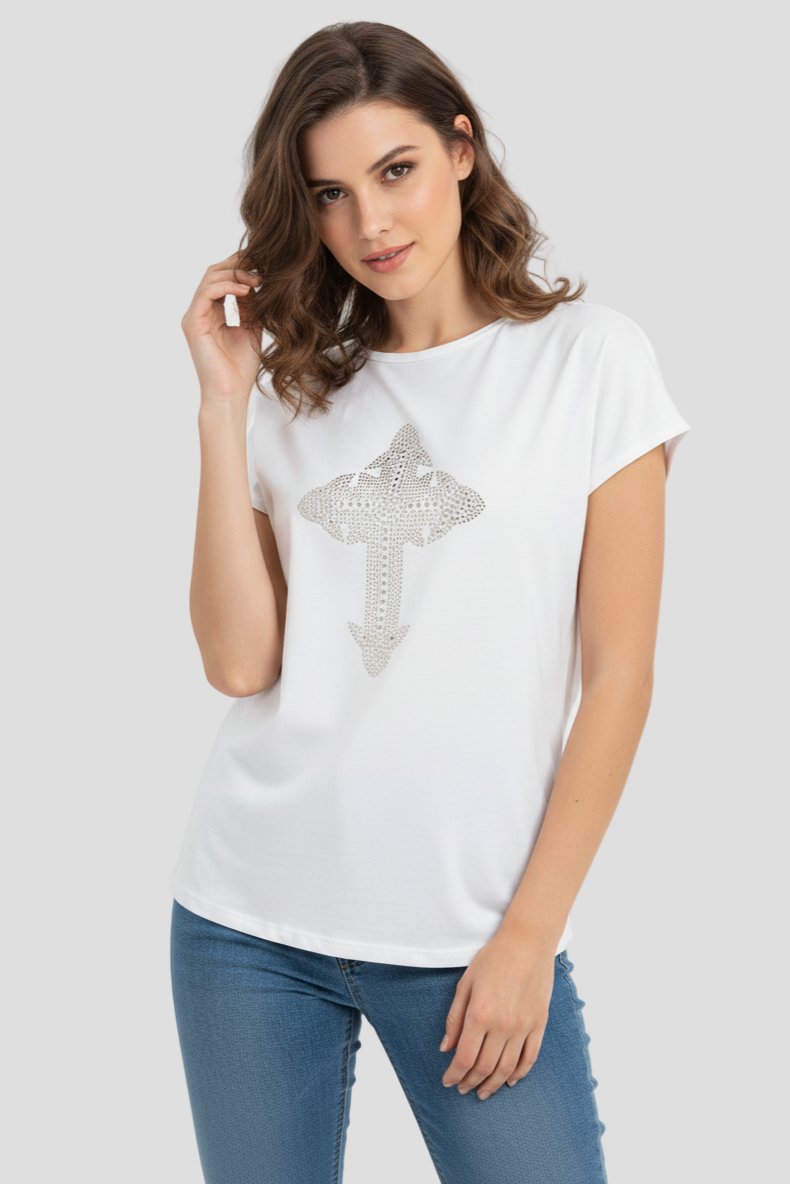 Haunted Arrow Tee Top Ax-Paris