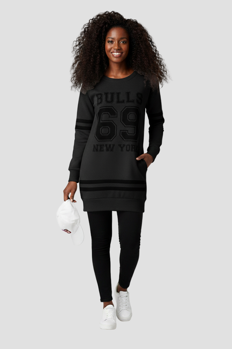 Longline Graphic Sweatshirt