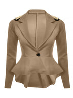 Single button Jacket with Studs