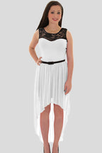 Belted Hi-Lo Gown