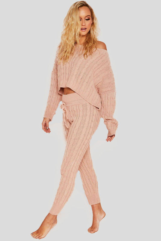 Chunky Knit Two-Piece Set