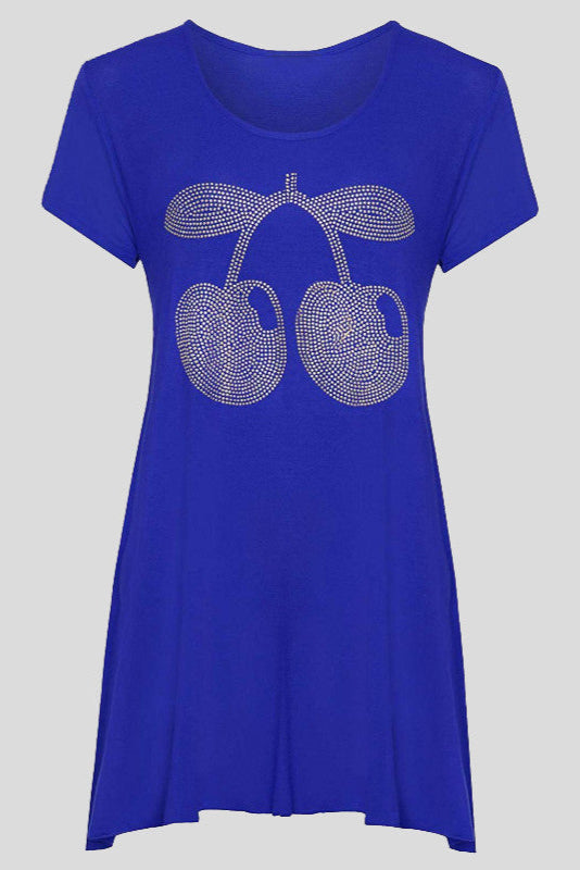 Rhinestone Cherry Tunic