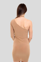 One-shoulder bodycon mini dress