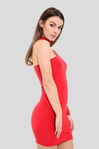 One-shoulder bodycon mini dress