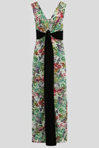 Floral Cascade Maxi Dress