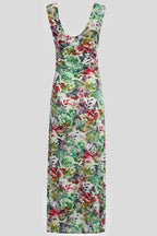Floral Cascade Maxi Dress