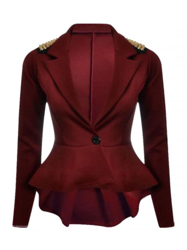 Single button Jacket with Studs
