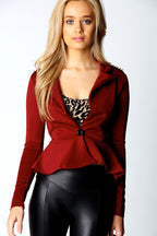 Single button Jacket with Studs