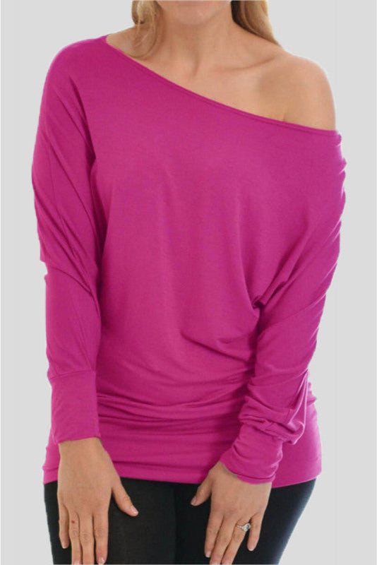 Drapey Off-the-Shoulder Top