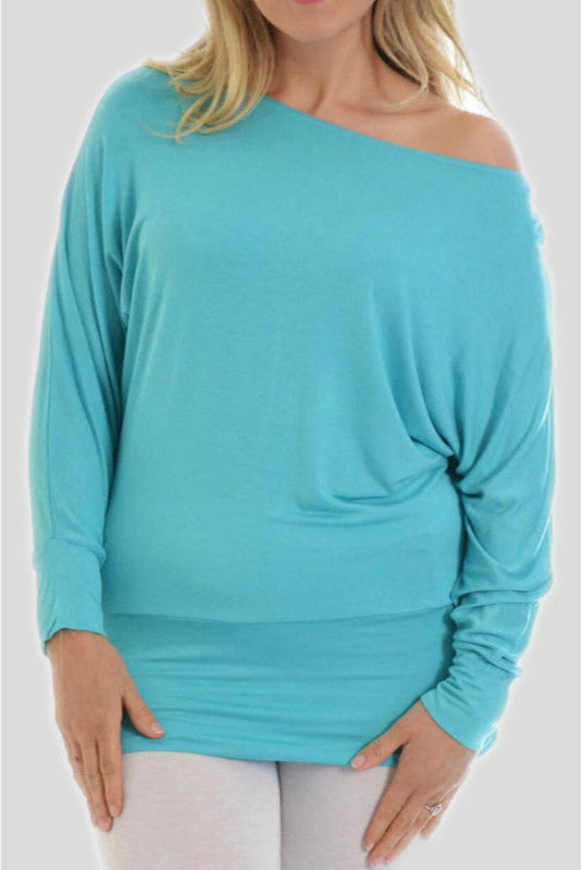 Drapey Off-the-Shoulder Top