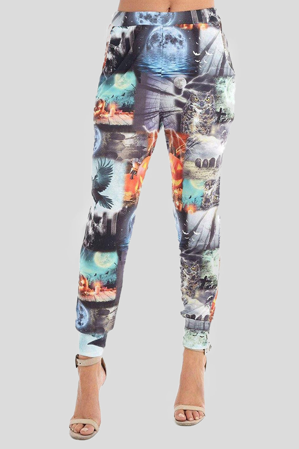 Midnight Menagerie print leggings