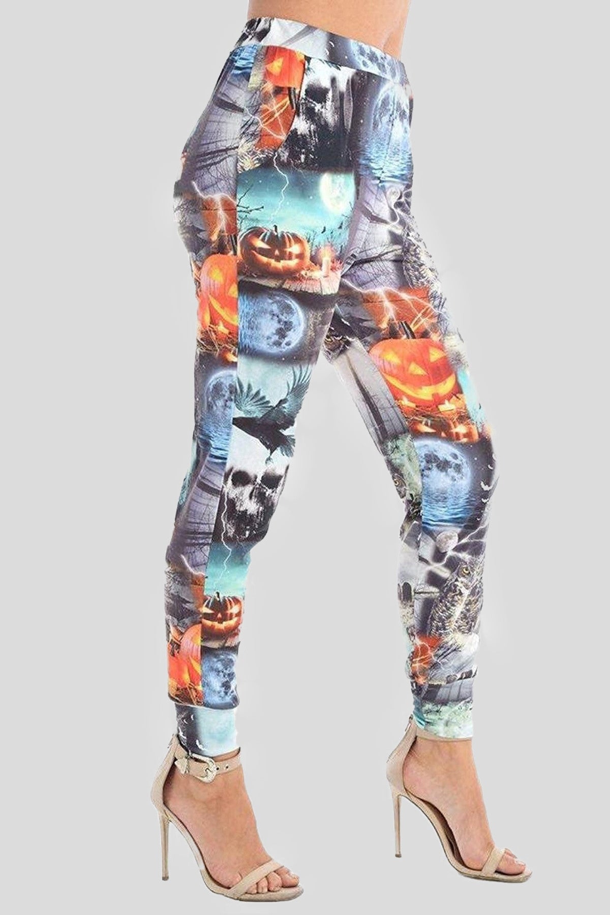 Midnight Menagerie print leggings