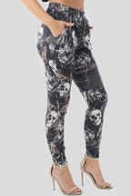 Skull & Web print leggings